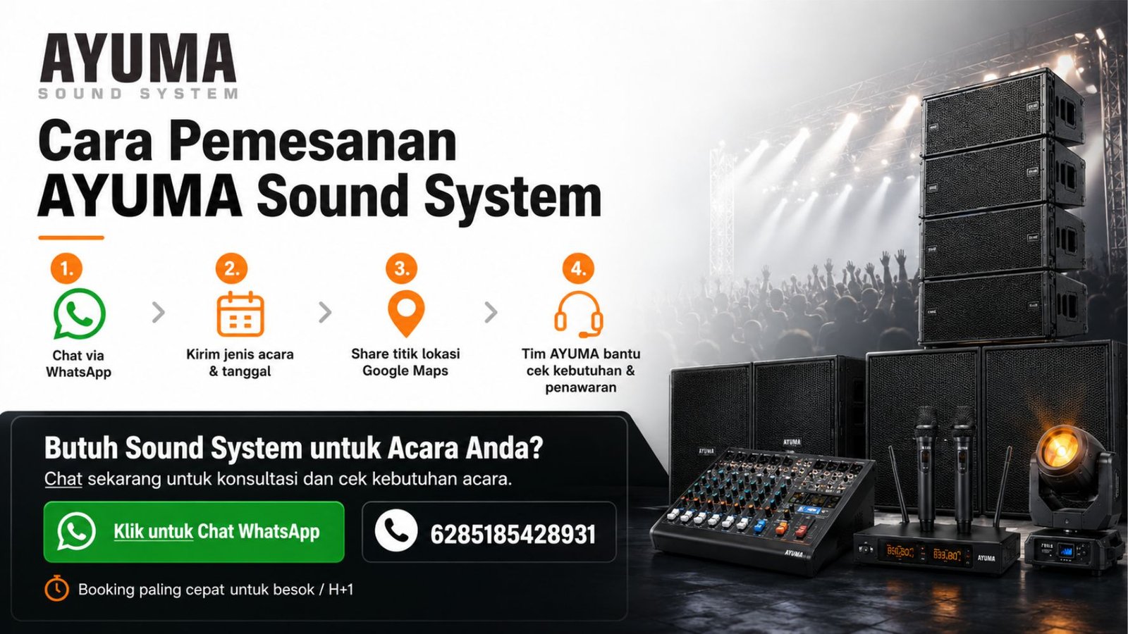 Sewa Sound System Solo AYUMA Sound System